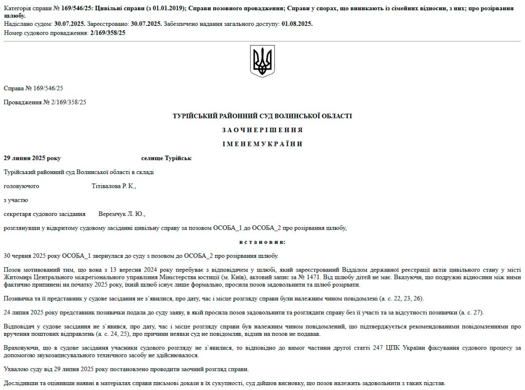 Справа №169/546/25