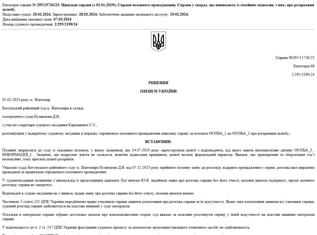 Справа №295/15726/23